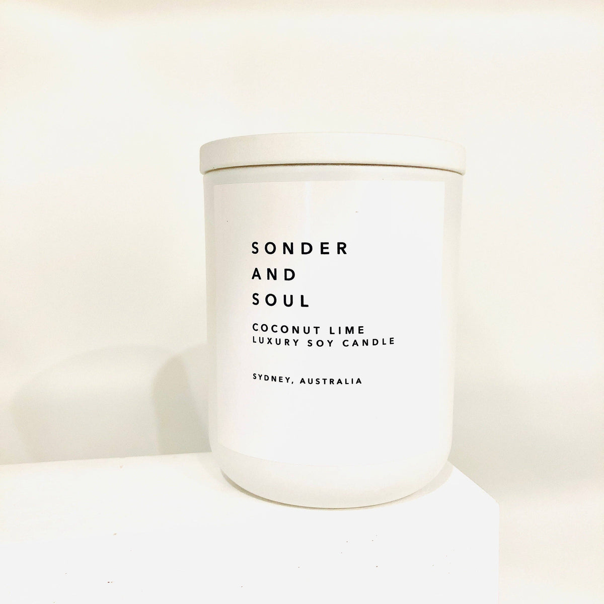 Sonder and Soul - Coconut Lime Soy Candle