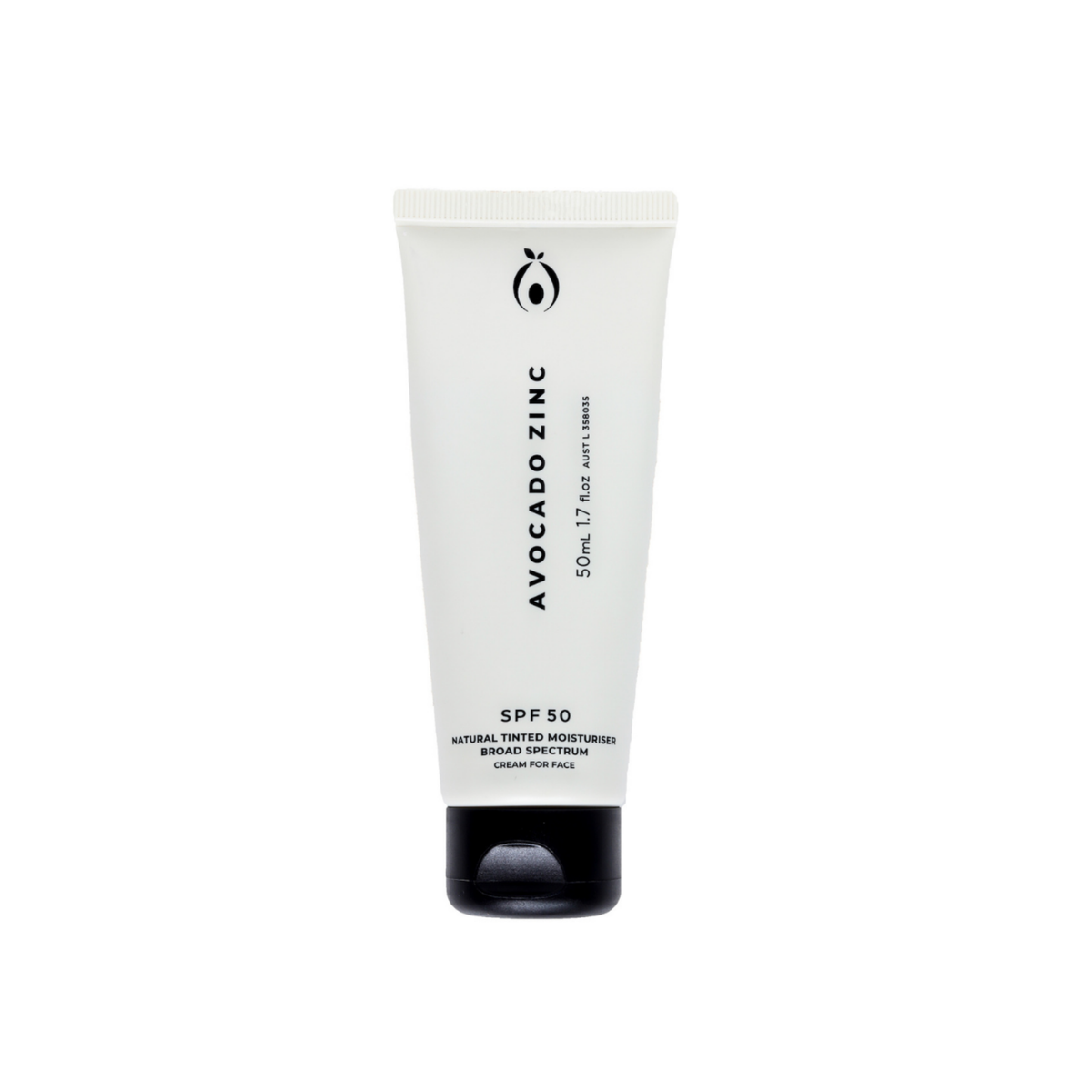 Avocado Zinc - SPF 50 Natural Tinted Moisturiser - Light